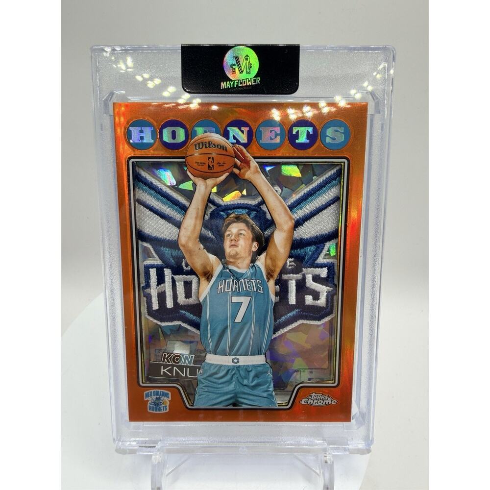 Art Card Kon Knueppel Rookie With Hornets Patch Made By Mayflower Custom Cards